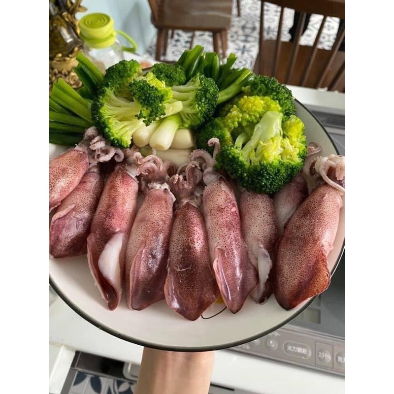 Mực trứng xôi
