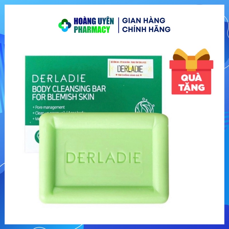 Xà phòng giảm mụn cơ thể Derladie Body Cleansing Bar Blemish Skin 50g