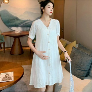 Váy bầu mùa hè công sở mặc được sau sinh