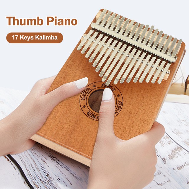 Đàn kalimba Tonic 17 phím gỗ tràm nguyên khối Mahagony GECKO000071SP908- Hàng chính hãng