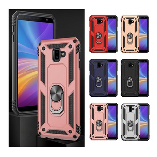 Ốp lưng giáp quân sự chống sốc cho samsung galaxy j4 j6 plus 2018 j5 j7 pro 2017 360° giá đỡ nhẫn chân đế vỏ điện thoại