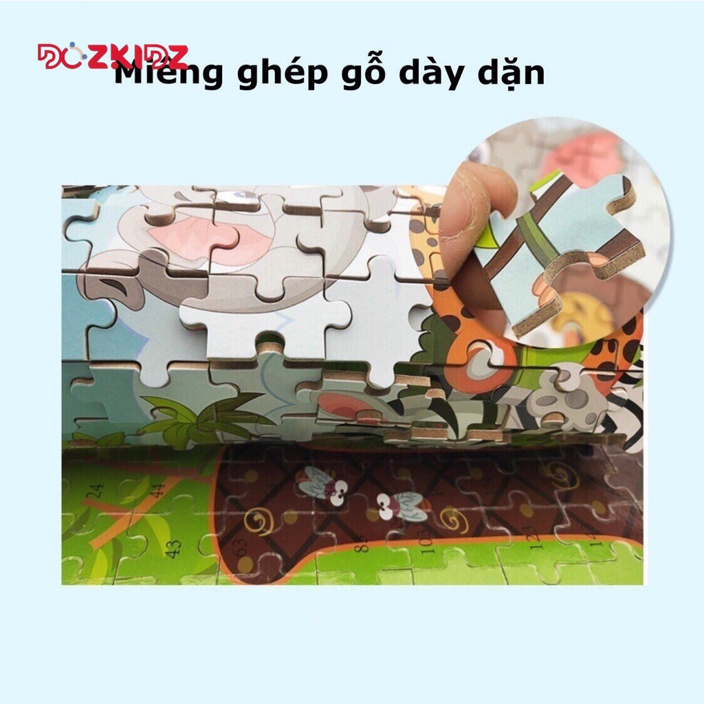 Đồ chơi ghép hình - Hộp 200 miếng ghép hình theo chủ đề cho bé từ 4 tuổi trở lên - DOZKIDZ