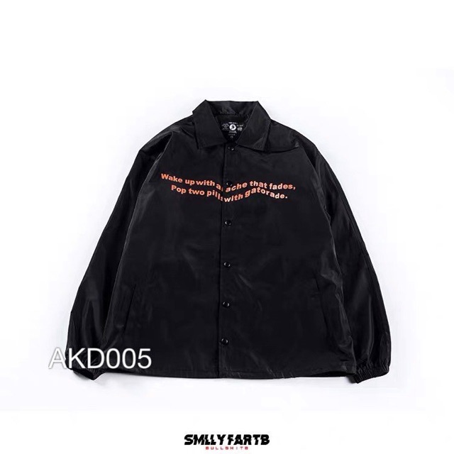Áo khoác dù VN CLO dành cho nam nữ in chữ MMF - AKD005