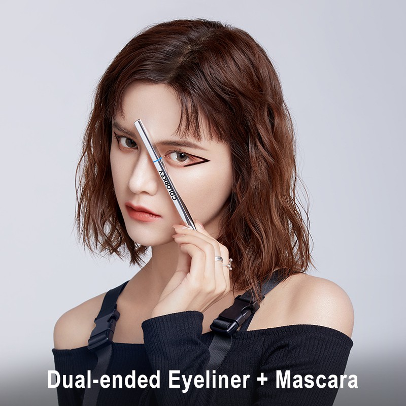 Bút Kẻ Mắt Colorkey Hai Đầu Kiêm Mascara Chuốt Dày Và Cong Mi Lâu Trôi Không Thấm Nước 35g | BigBuy360 - bigbuy360.vn