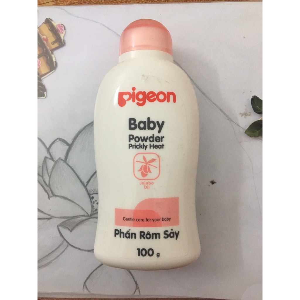 Pass phấn rôm Pigeon 100g