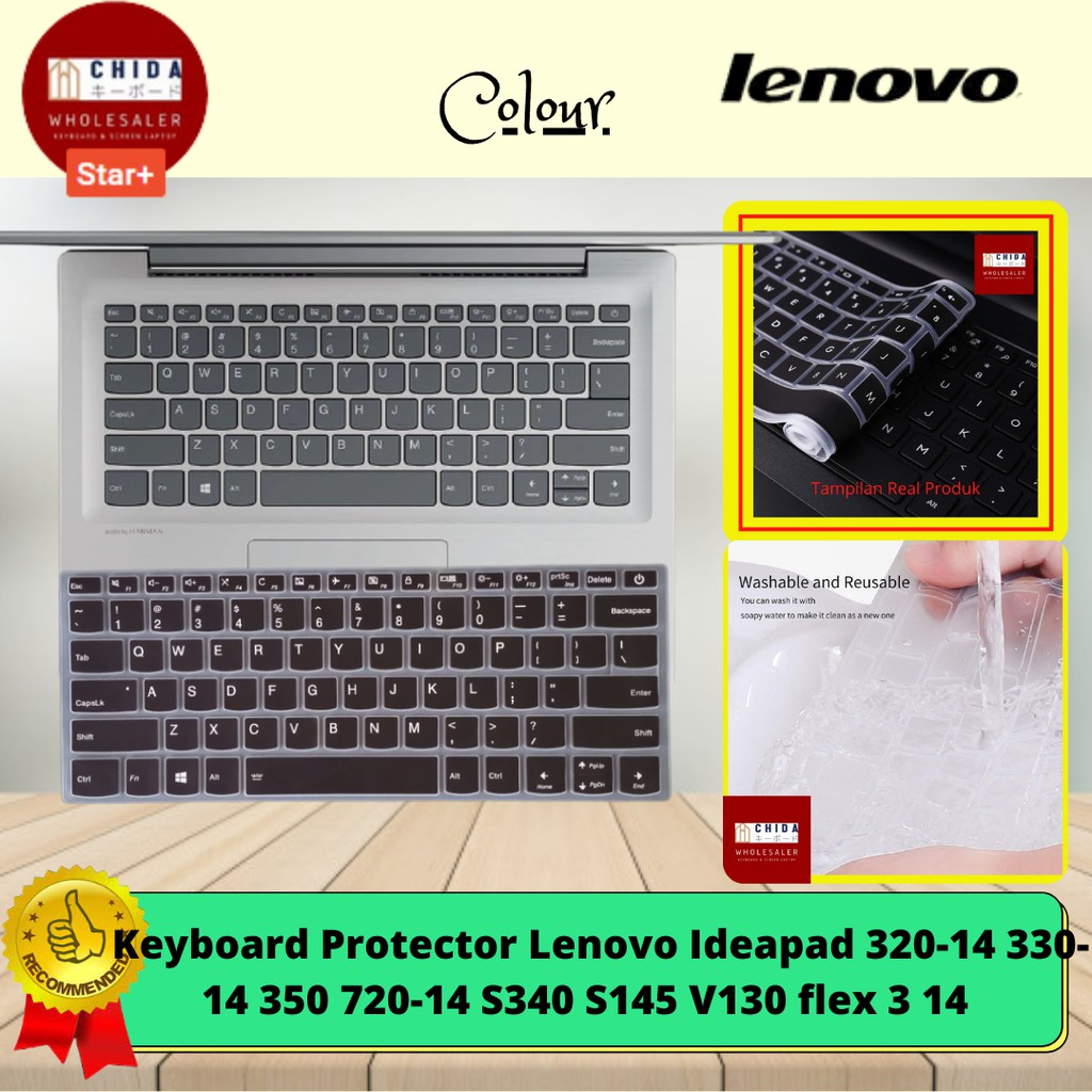 Miếng Dán Bảo Vệ Bàn Phím Lenovo Ideapad 320-14 330-14 350 720-14 S340 S145 V130 Flex 3 Màu