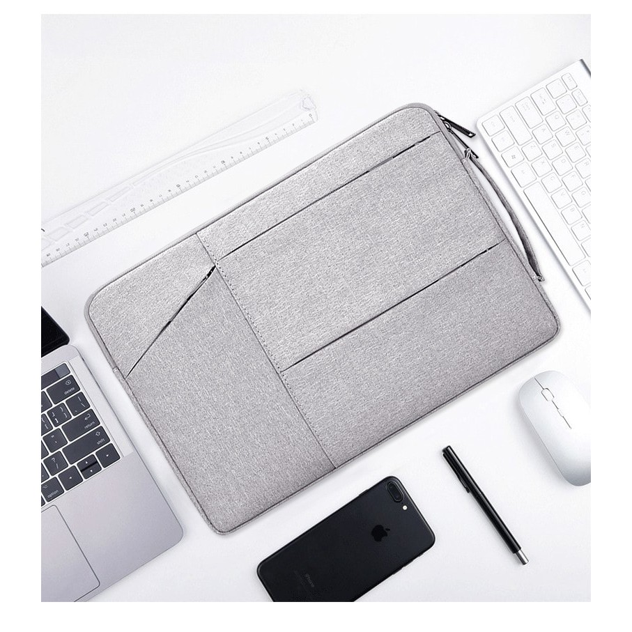Túi, Cặp Chống Xốc Cho Laptop Macbook Chống Thấm Nước 3 Ngăn Đựng Phụ Kiện