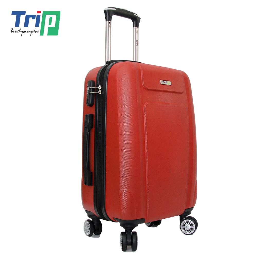 Bộ 2 Vali Nhựa TRIP P610 - Size 50+60cm - Màu Đỏ