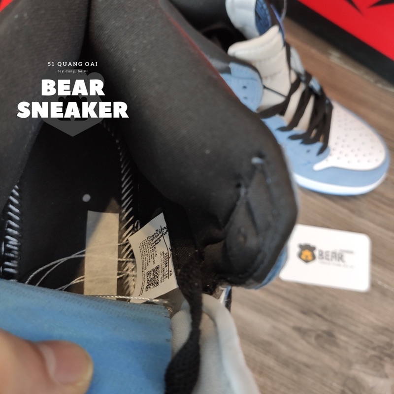 [Bear.sneaker] Giày Thể Thao JD1 High University Blue xanh dương cao bản Like Au.th [Full box-bill-Pk-free hộp bảo vệ]