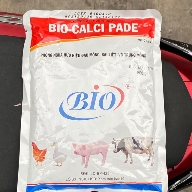 500G | BIO-CALCI PADE bổ sung canxi cho vật nuôi