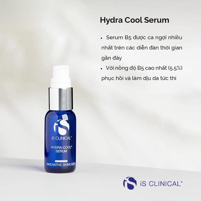 Serum B5 Hydra Cool iS CLINICAL cấp nước, phục hồi da tổn thương