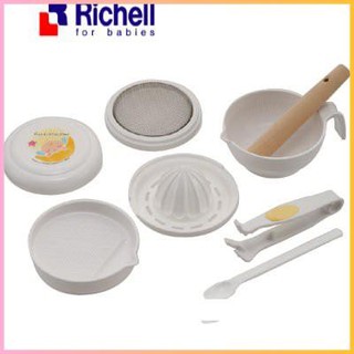 Bộ chế biến ăn dặm Richell Nhật 8 món
