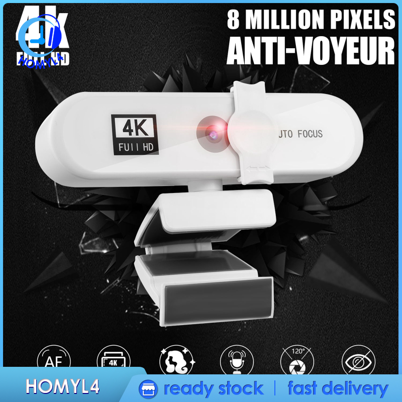 Webcam 4k 8mp Hd Kèm Mic Cho Máy Tính | BigBuy360 - bigbuy360.vn