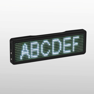 Bluetooth LED Name Badge Rechargeable Light Sign Display LED,Type 2