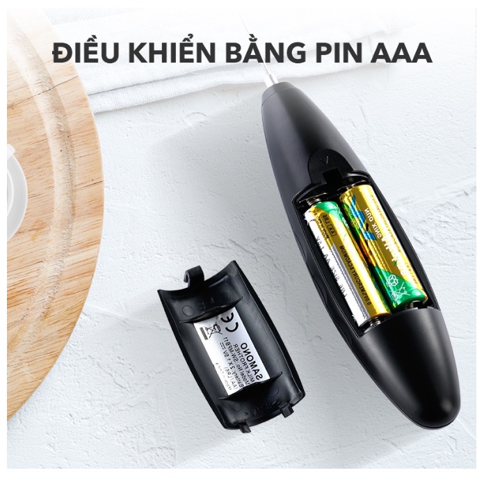 Máy tạo bọt sữa cho các tín đồ yêu thích cà phê cappuchino, latte SAMONO SW-MFB11 - Bảo hành 12 tháng