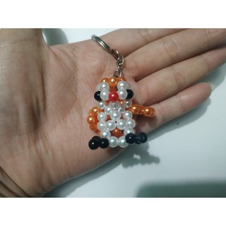 Móc khóa chim cánh cụt nhỏ hạt cườm
