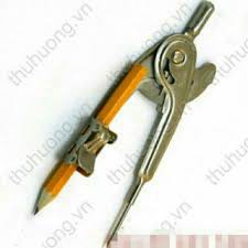 SET 24 COMPA SẮT BÚT CHÌ GỖ 2B