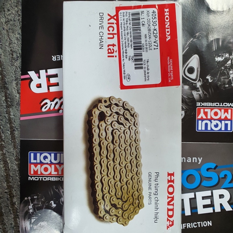 Xích DID winner V3 , sên winner 150 chính hãng HonDa, xích winner V3 có phốt cao su.