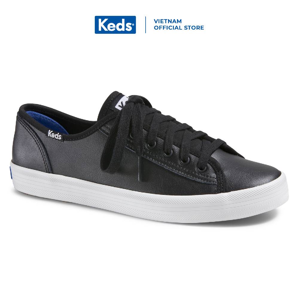 Giày Keds Nữ- Kickstart Leather Black- KD056770