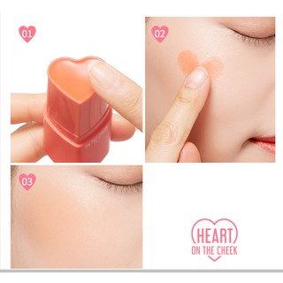 Má Hồng A'Pieu Heart On The Cheek 5.5G