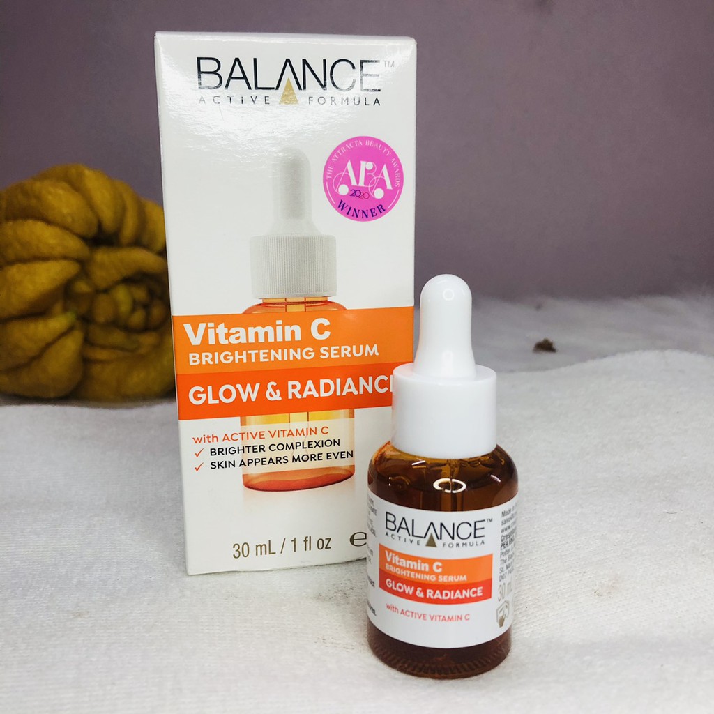 Serum Balance [Hot New-Hàng Auth] Tinh Chất mờ thâm sau mụn Vitamin C Balance Active Formula 30ml