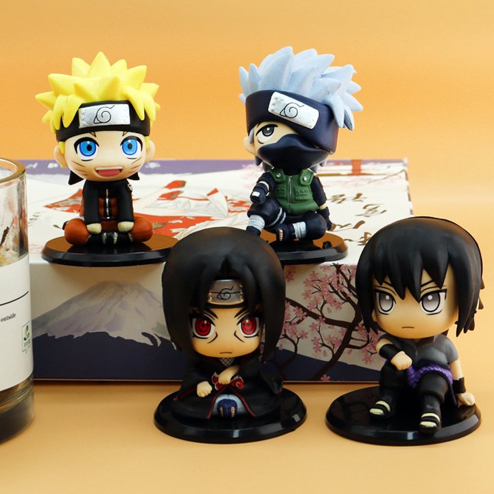 Mô Hình Anime Naruto, KaKashi, Itachi, Sasuke. Đồ Chơi Mô Hình Siêu Đẹp Siêu Dễ Thương