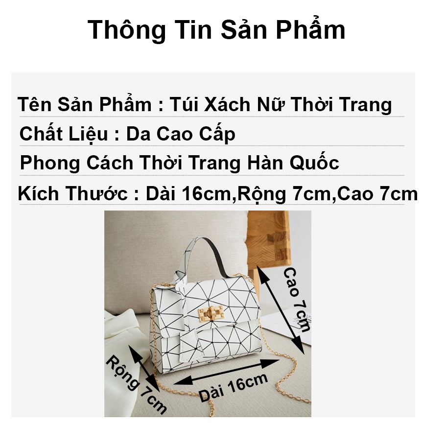 Túi xách nữ đẹp đeo chéo giá rẻ cao cấp QITI túi xách mini nữ thời trang hàn quốc dễ thương