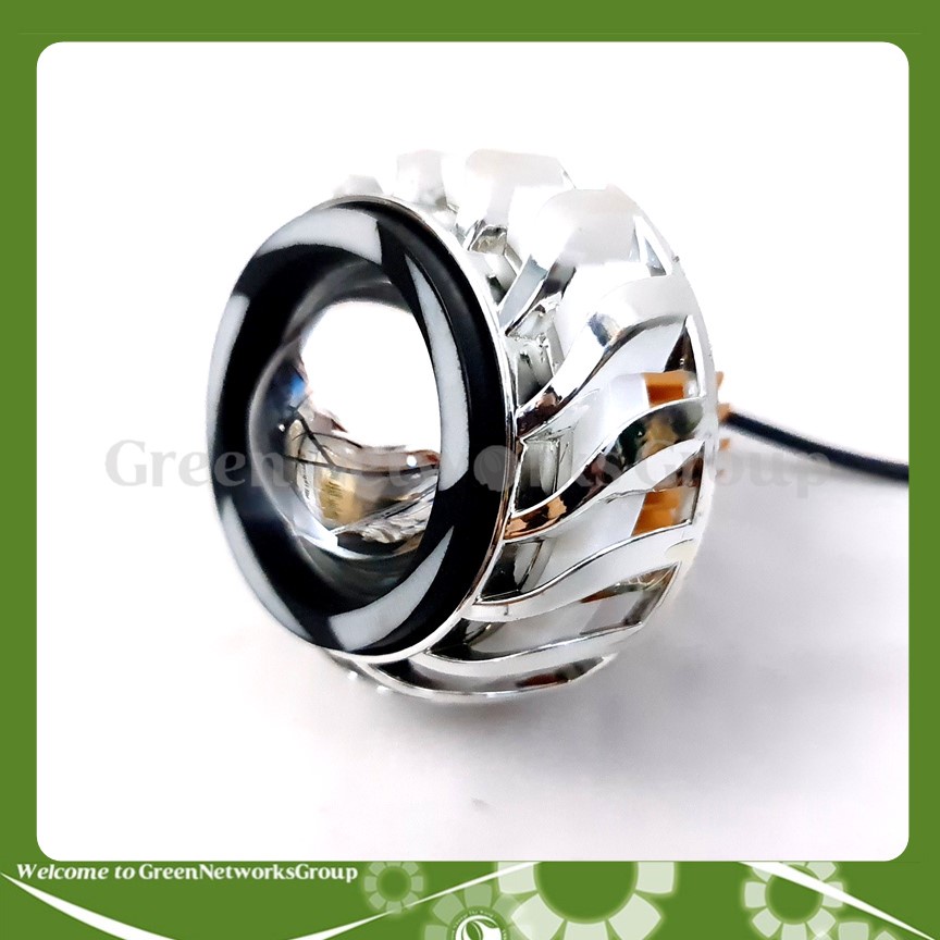 Đèn pha Led bi cầu lốc xoáy 7 màu Greennetworks