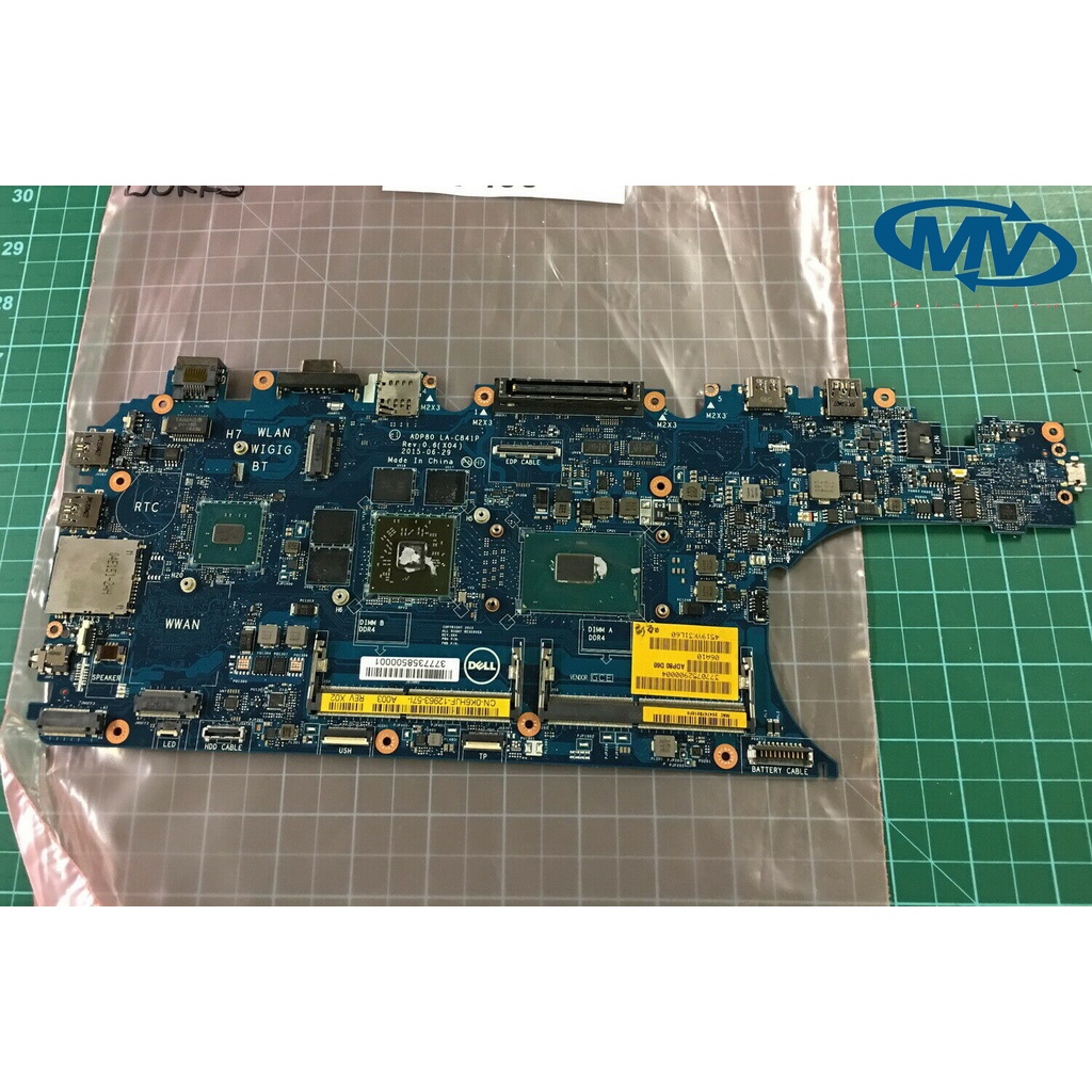 Main dell latitude E5570 5570 3510 CPU i7-6820HQ LA-C841P Card rời