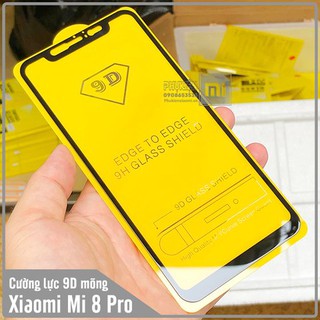 [💯Rẻ vô địch]Xiaomi Mi8 Pro Kính cường lực full màn full keo 9D