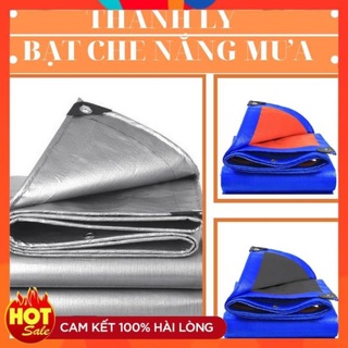 Bạt Che Nắng Mưa Đa Năng - May Viền Đóng Khoen Sẵn - Giá Bán Trên 1 Mét Vuông