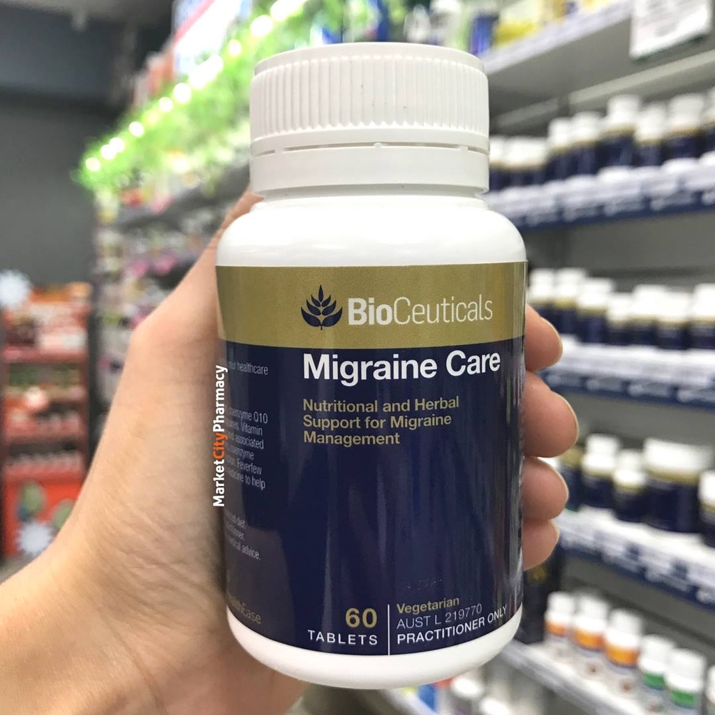 Bill Úc - BioCeuticals_Migraine_Care_60_viên_giảm_rối_loạn_tiền_đình