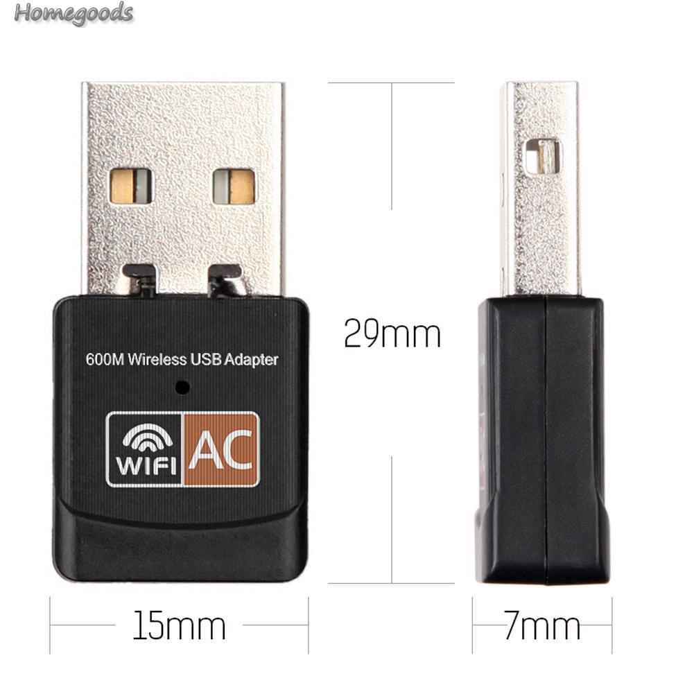 Usb Wifi 600mbps 2.4g/5g Hz 802.11ac