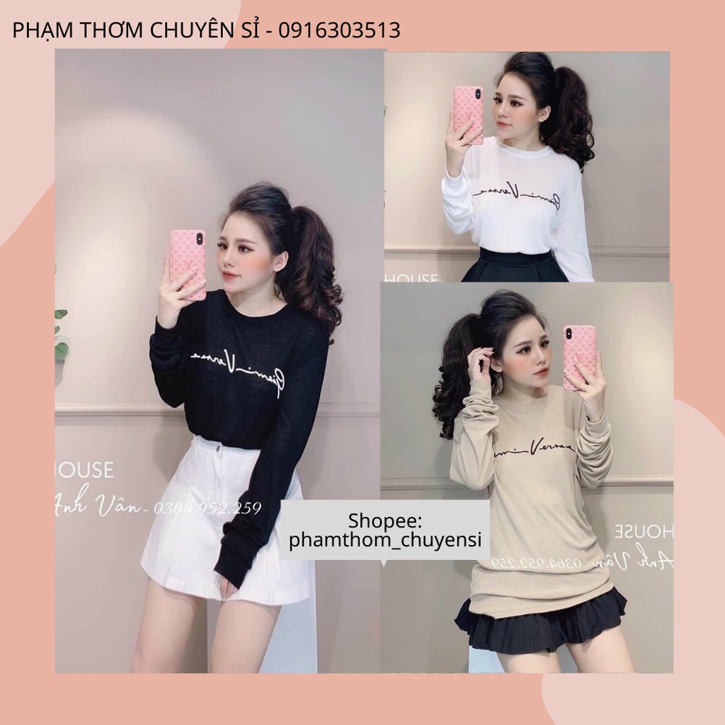 Áo giấy dài tay form rộng