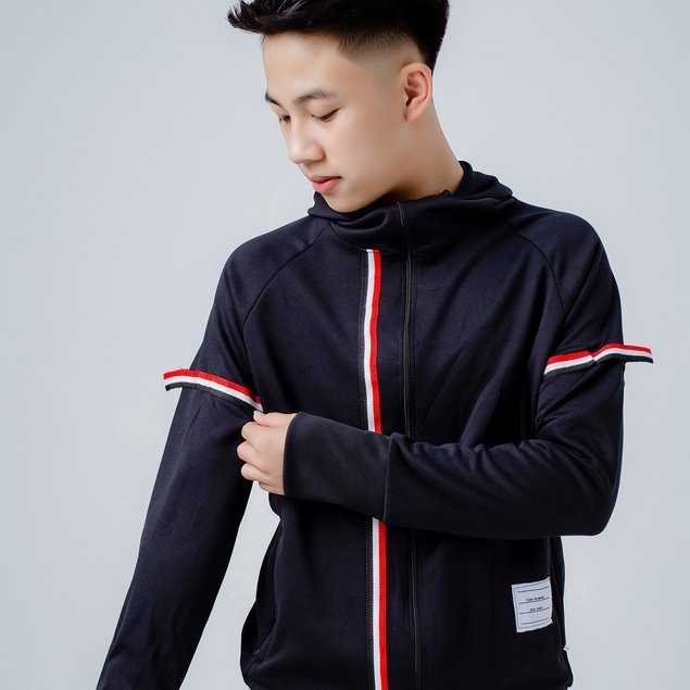 Áo Khoác Chống Nắng Thom 1 Sọc, 2 Sọc, Tay Viền, Áo Nắng Cotton Chống Tia UV Cao Cấp - SX123