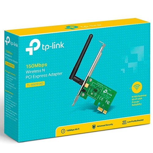 Card mạng không dây TP-Link TL-WN781ND 150Mbps - Hàng chính hãng