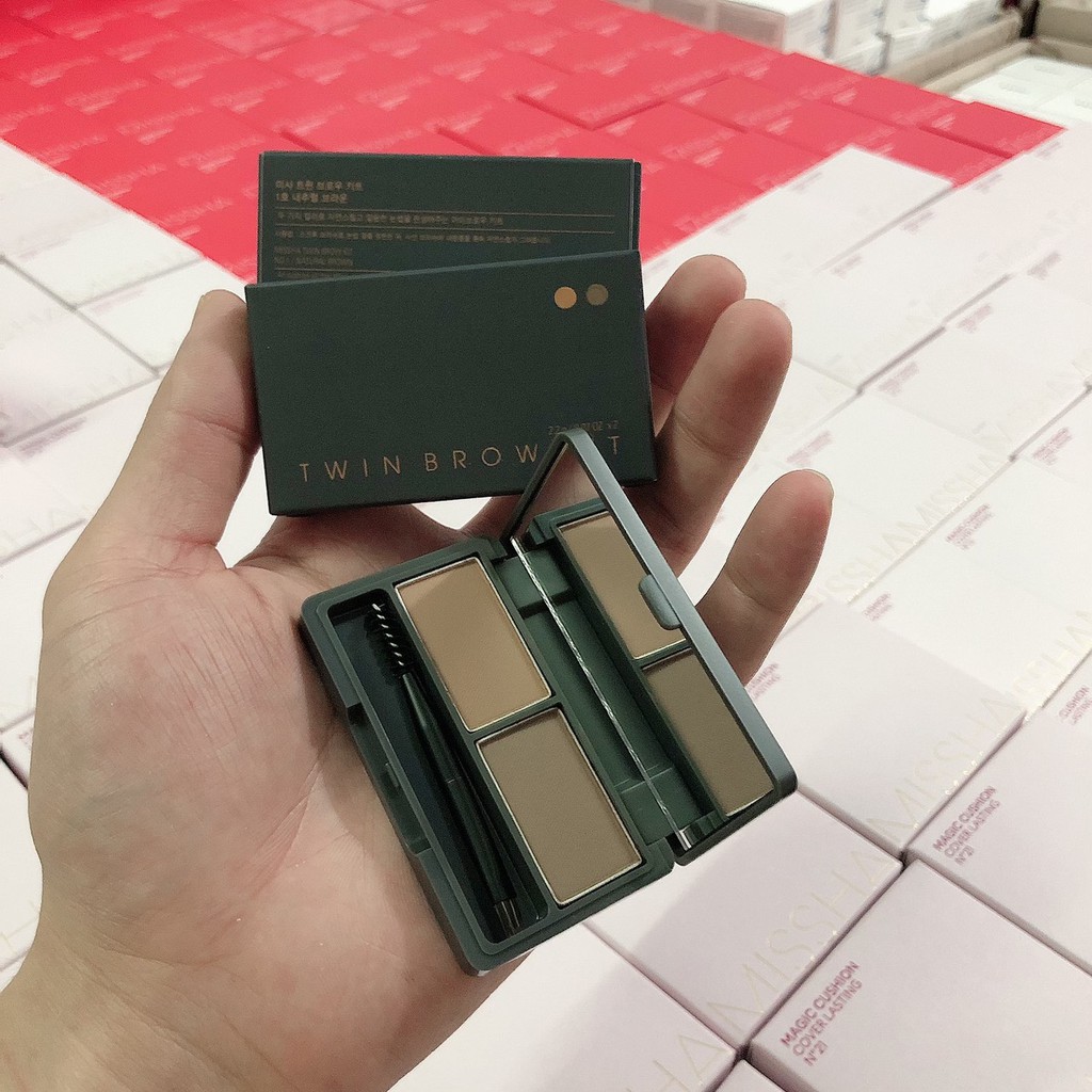 (BILL KOREA) Bột Tản Mày MISSHA Twin Brow Kit 4,4g