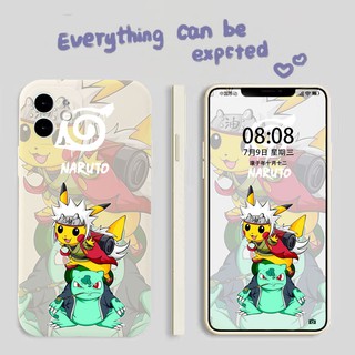 NARUTO Ốp Lưng In Hình Pikachu Đáng Yêu Cho Iphone 11 Pro Max 7 8 Plus Xr Xs Max 12 Pro Max