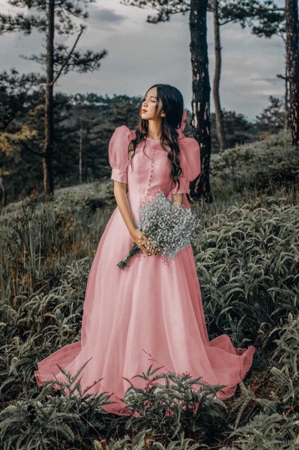 KÈM ẢNH/VIDEO THẬT - Đầm Maxi xoè tay phồng kết ngọc Siêu Sang -MS86Y- Size M/L đến 57kg | BigBuy360 - bigbuy360.vn