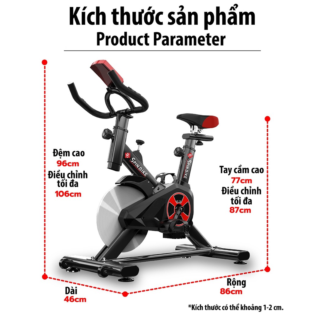 [Mã SR11JUNE5 giảm 20K đơn 50K] CHAIR19 - Xe đạp tập thể dục thể thao Spining bike Mẫu S-303 mới