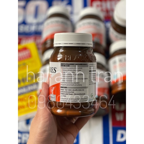 Viên uống bổ sung xương khớp Glucosamin blackmores Úc