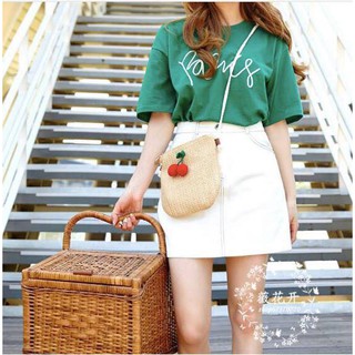 [freeship 99k toàn quốc][follow shop săn deal] túi cói cherry