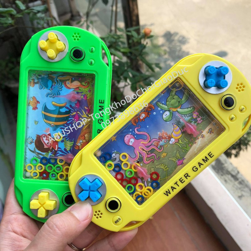 Máy chơi game BẮN VÒNG NƯỚC đồ chơi rèn luyện kỹ năng cho bé
