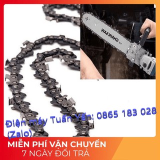 Xích cưa 12inch- Xích Lưỡi Cưa xích gắn máy mài