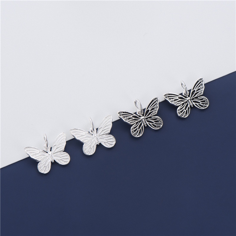 Mặt Dây Chuyền Bạc S925 Hình Bướm Xinh Xắn