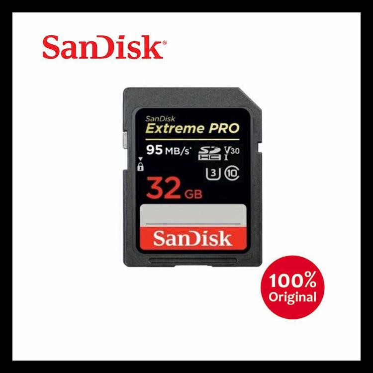 Thẻ Nhớ Sandisk Sd 32gb 95mb / S - Sdcard Extreme Pro 32gb 1221