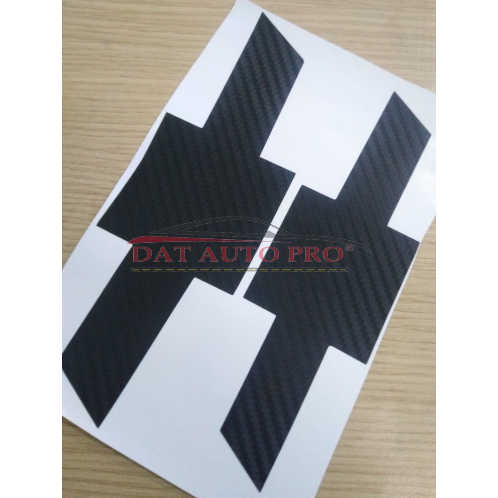 Nhãn dán xe bằng sợi carbon 3D logo CHEVROLET.