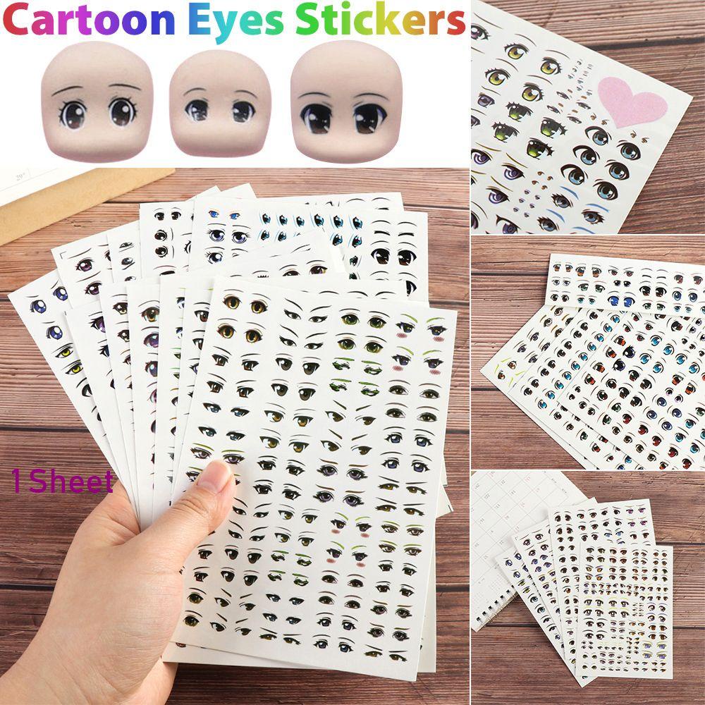1 Tờ Sticker Dễ Thương Dán Trang Trí Búp Bê