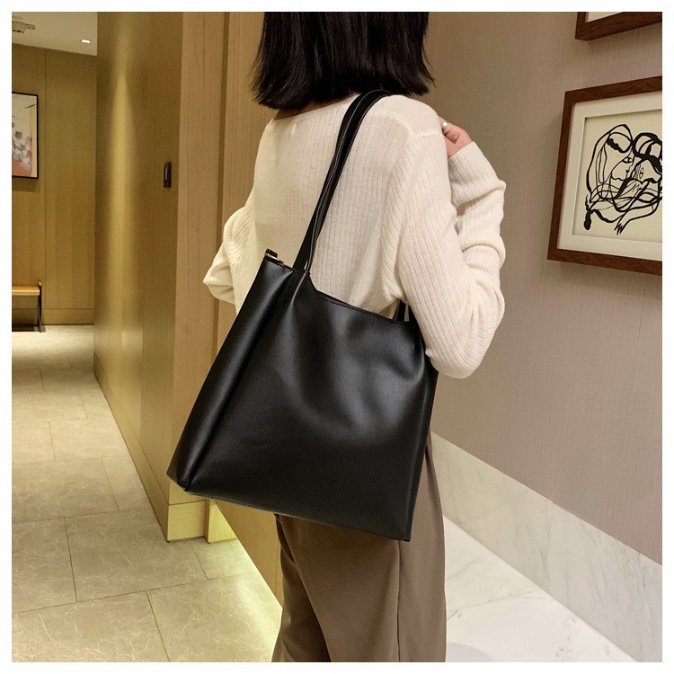 Túi xách nữ công sở đeo chéo kẹp nách đeo vai tote da thời trang cao cấp size 30*26 Capucha T6