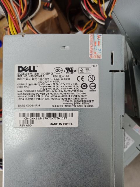 nguồn máy bộ dell optiplex 745 -264 w